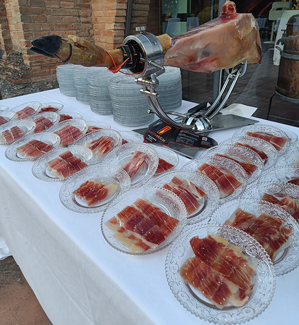 tipo eventos servicio cortador profesional jamon 